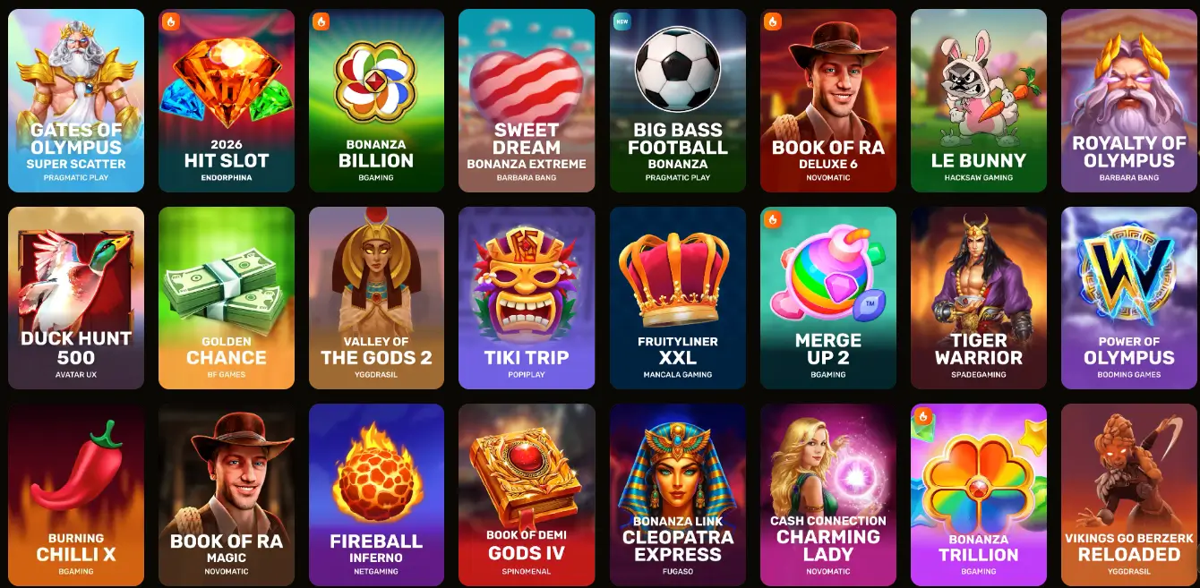 Aperçu du lobby de jeux Amunbet