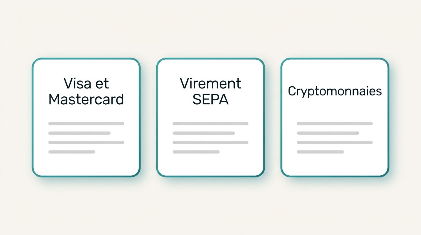 Méthodes de paiement, retraits et KYC pour Amunbet